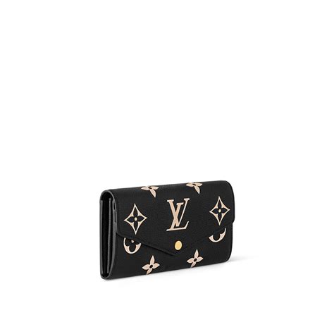 Sarah Wallet Bicolor Monogram Empreinte Leather 